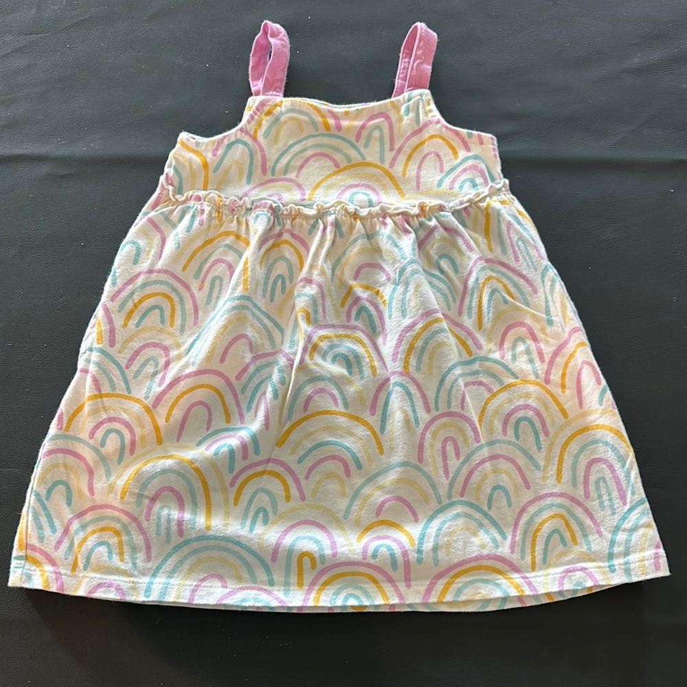 Wonder Nation Rainbow Dress - Pink, Yellow, Blue - Picture 1 of 3